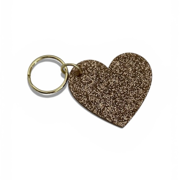 Accessories - Glitter Heart Keychain